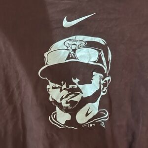 Nike Black and Teal Graphic Men's Tee